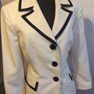 Black and yellow suit